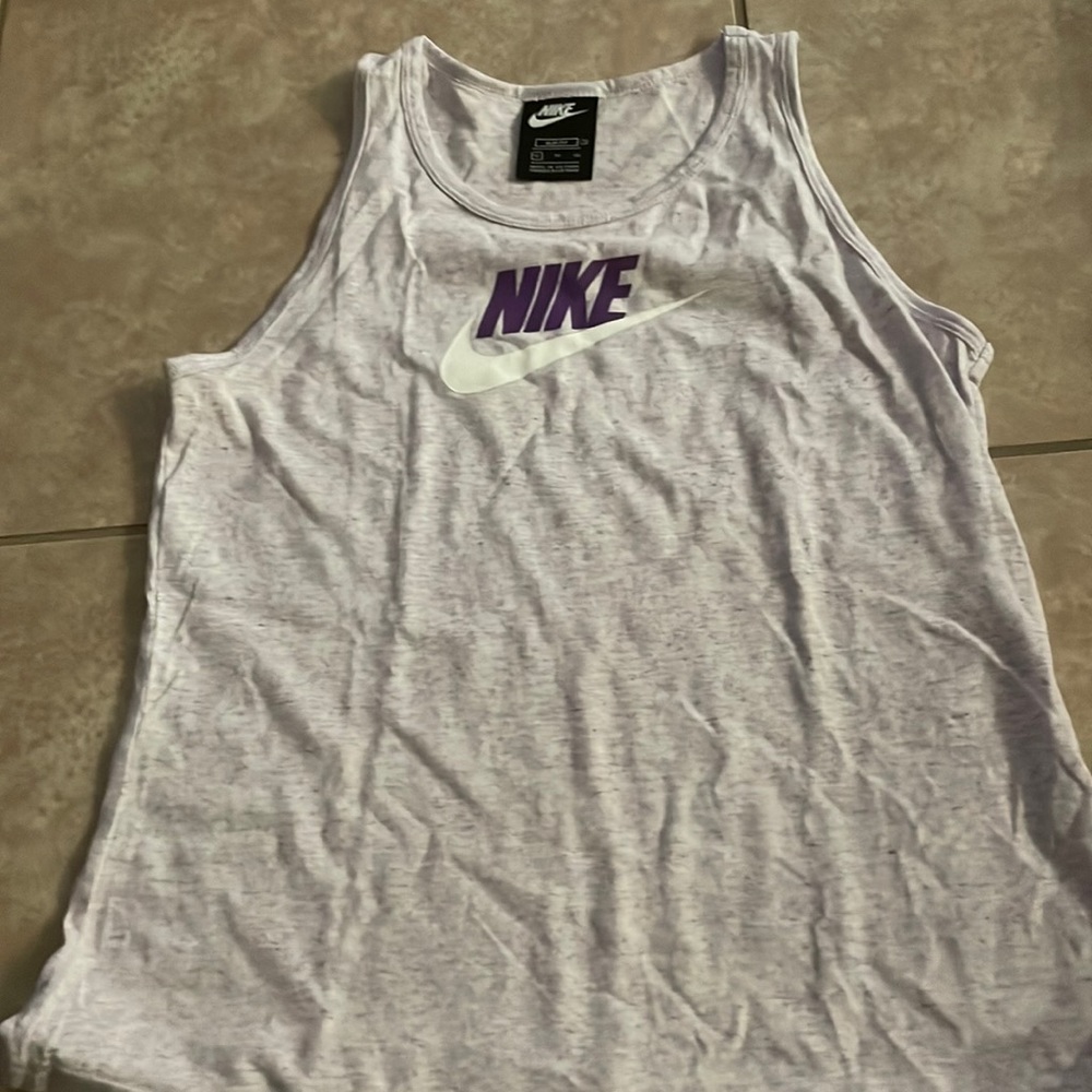 Nike purple crop top-XL
